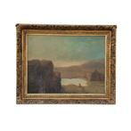 Britse school (XIX) - Tigre ante un paisaje onírico