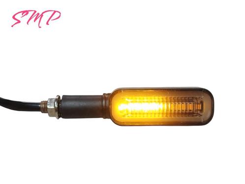 Setje Led knipperlicht met wit standlicht / universeel, Motoren, Onderdelen | Merk-onafhankelijk, Nieuw, Verzenden