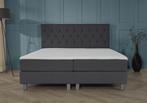 ACTIE! Boxspring Sevilla 180 200 Antraciet, Huis en Inrichting, Verzenden, 180 cm, 200 cm, Nieuw