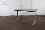 Bureau | Jong gebruikt | Zilvergrijs T-poot frame | Robson e, Verzenden, Gebruikt