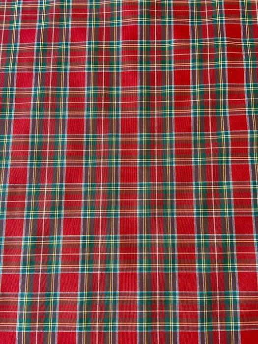 Exclusief Schotse tartanstof, gekleurd in draad,, Antiek en Kunst, Antiek | Kleden en Textiel