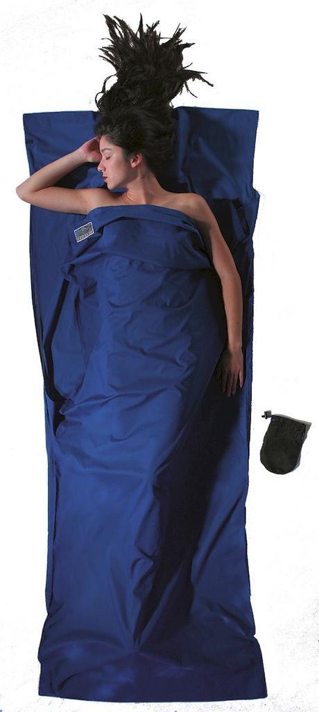 Cocoon Lakenzak Katoen Dekenmodel - Blauw, Caravans en Kamperen, Kampeeraccessoires, Nieuw, Verzenden
