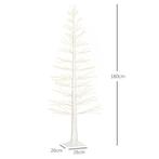 TRUUSK 180 Cm Lichtboom Kunstboom Met 810 LED, LED Kerstboom, Huis en Inrichting, Lampen | Vloerlampen, Verzenden, Nieuw