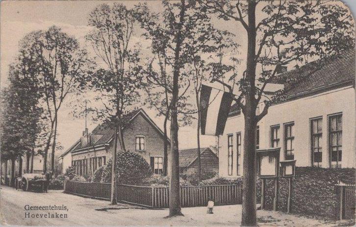 HOEVELAKEN - Gemeentehuis, Verzamelen, Ansichtkaarten | Nederland, Verzenden