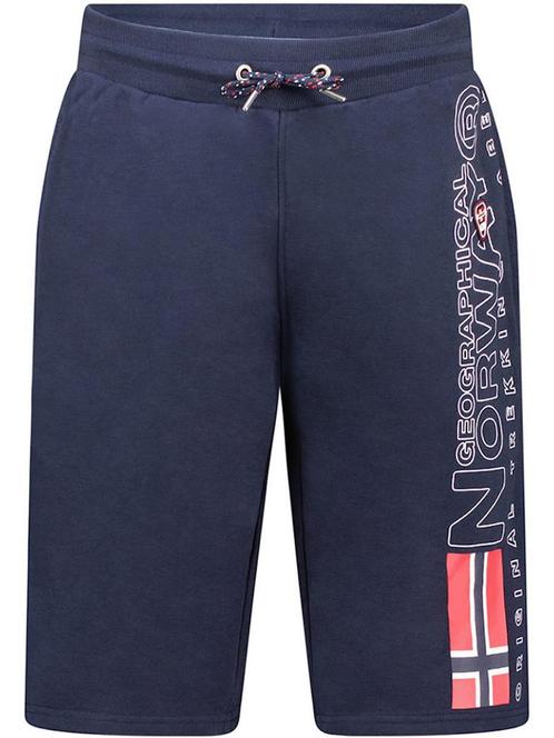 Geographical Norway Korte Joggingbroek Heren Met, Kleding | Heren, Broeken en Pantalons, Blauw, Nieuw, Verzenden