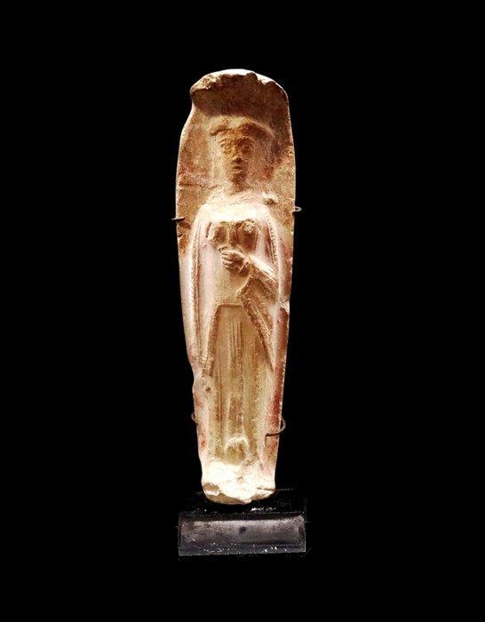 neo-Babylonisch Terracotta - Beeldje-idool - Godin Ishtar -, Verzamelen, Mineralen en Fossielen