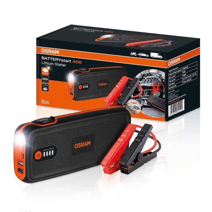 Osram BATTERY Start 400 Jump Starter + Powerbank, Auto-onderdelen, Elektronica en Kabels, Nieuw, Ophalen of Verzenden
