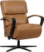 Leren relaxstoel - Elektrisch - Echt leer, Industrieel, Comf, Huis en Inrichting, Nieuw, Ophalen of Verzenden, 50 tot 75 cm, Leer