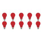 LED Lamp 10 Pack - Rood Gekleurd - E27 Fitting - 3W, Nieuw, Overige materialen, Ophalen of Verzenden