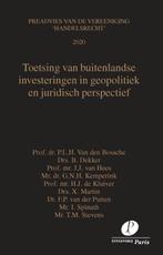 Toetsing van buitenlandse investeringen in geopolitiek en, Verzenden, Gelezen, T.M. Stevens