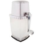 IJscrusher met vacuümbasis | wit HorecaTraders, Verzenden, Nieuw in verpakking