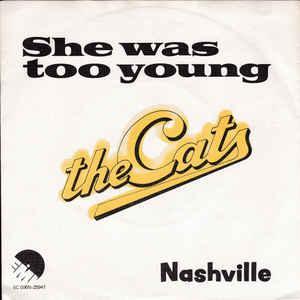 Single vinyl / 7 inch - The Cats - She Was Too Young, Cd's en Dvd's, Vinyl Singles, Zo goed als nieuw, Verzenden