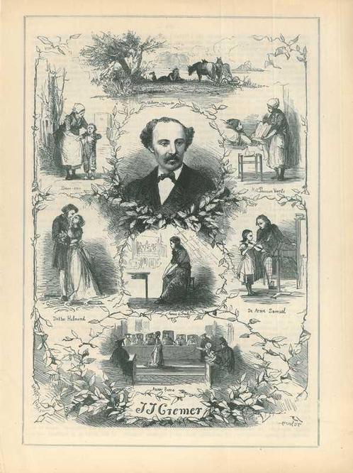 Portrait of Jacob Jan Cremer, Antiek en Kunst, Kunst | Etsen en Gravures