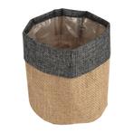 Bloempot FACILE JUTE Ø13XH13CM GRIJS Bloempot met folie, Ophalen of Verzenden, Nieuw