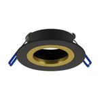 LED Spot Armatuur | Ø70mm | Rond | Zwart / Goud, Huis en Inrichting, Lampen | Plafondlampen, Ophalen of Verzenden, Nieuw