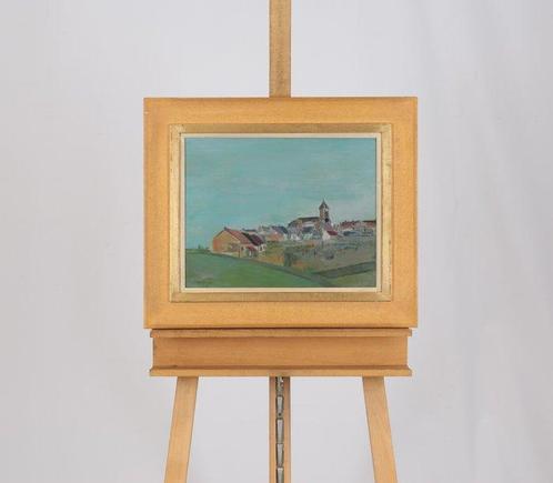 Albert Saverijs (1886-1964) - Belgisch dorpsgezicht, Antiek en Kunst, Kunst | Schilderijen | Klassiek