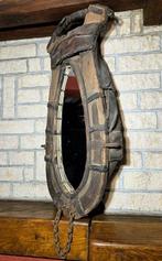 Spiegel - Hout, Leder - Paardensornaal