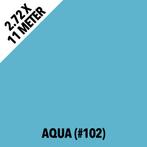 Colorama 102 2,72x11m Aqua | Outlet model, Verzenden, Gebruikt, Overige Merken
