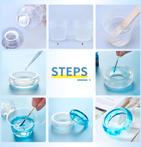 Epoxy Giethars Kit Met Maatbekers, Roerstaafjes en Siliconen