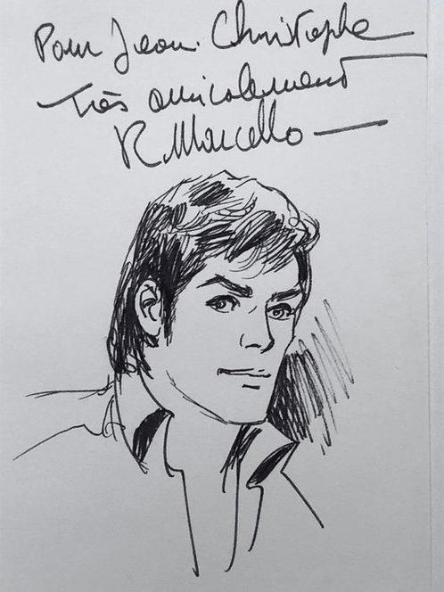 Carlo Marcello Oorspronkelijk gesigneerd tekening - Dr, Boeken, Stripboeken