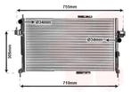 RADIATOR VOOR OPEL COMBO C 2000-2003 09196694, Auto-onderdelen, Ophalen of Verzenden, Nieuw