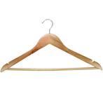 Benson Houten kledinghangers - met broekstang - 360° haak.., Huis en Inrichting, Woonaccessoires | Kapstokken, Ophalen of Verzenden