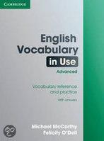 English Vocabulary In Use Advanced 9780521653978, Zo goed als nieuw