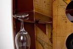 Massief houten wijnvat SEVEN SEAS 100cm grenen wijnrek voor, Huis en Inrichting, Woonaccessoires | Wijnrekken, Nieuw, Ophalen of Verzenden