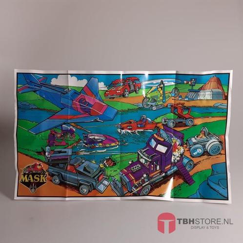 M.A.S.K. Poster (Engels en Frans) (M.A.S.K. Overig, Toys), Verzamelen, Poppetjes en Figuurtjes, Zo goed als nieuw, Verzenden