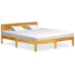 vidaXL Bedframe massief mangohout 180 cm, Bruin, Verzenden, Hout, Nieuw
