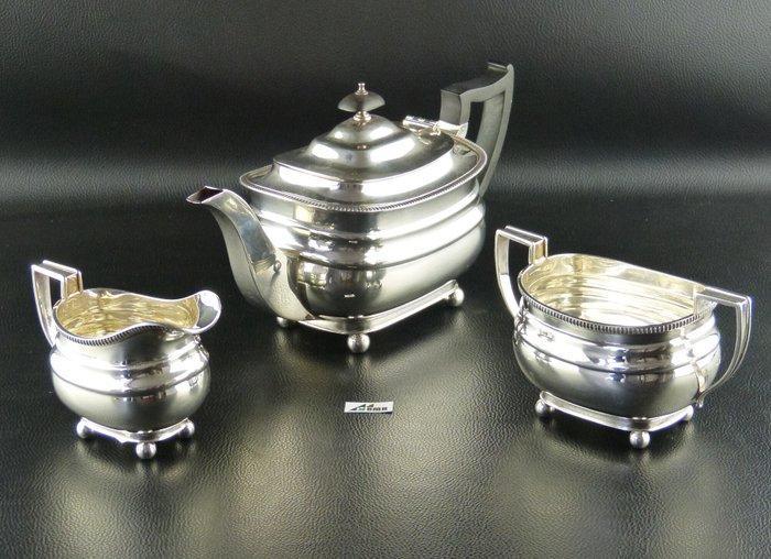 WILSON & SHARP, 139 PRINCES STREET Edinburgh - Theeservies -, Antiek en Kunst, Antiek | Goud en Zilver