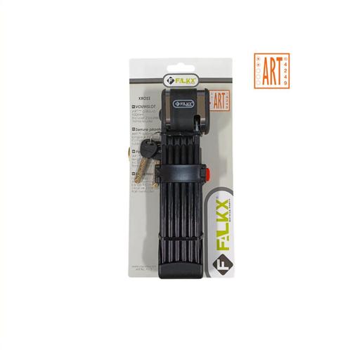 FALKX Kross 95cm vouwslot zwart ART**, Fietsen en Brommers, Fietsaccessoires | Fietssloten, Nieuw, Verzenden