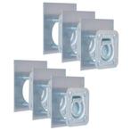 vidaXL Bevestigingsringen voor aanhanger 2000 kg verzinkt, Verzenden, Nieuw