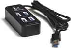 4-Port USB Hub met Data Transfer, Nieuw, Verzenden