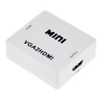 VGA + 3,5mm Jack naar HDMI converter / wit, Audio, Tv en Foto, Overige Audio, Tv en Foto, Nieuw, Ophalen of Verzenden