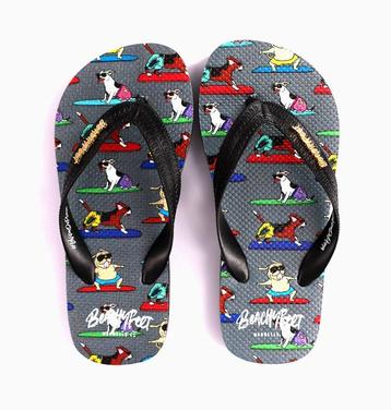 BeachyFeet - Surf Dawg - Kids Flip Flops