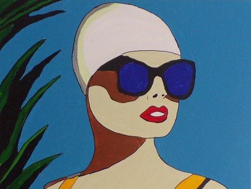 Yves Decaudan - Pop plunge, Antiek en Kunst, Kunst | Schilderijen | Modern