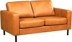 Leren bank Match, 2-zitsbank - Echt leer, Modern, Comfortabe, 150 tot 200 cm, Ophalen of Verzenden, Rechte bank, Modern