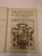 Carolo Carvso - Glossema - 1679, Antiek en Kunst, Antiek | Boeken en Bijbels