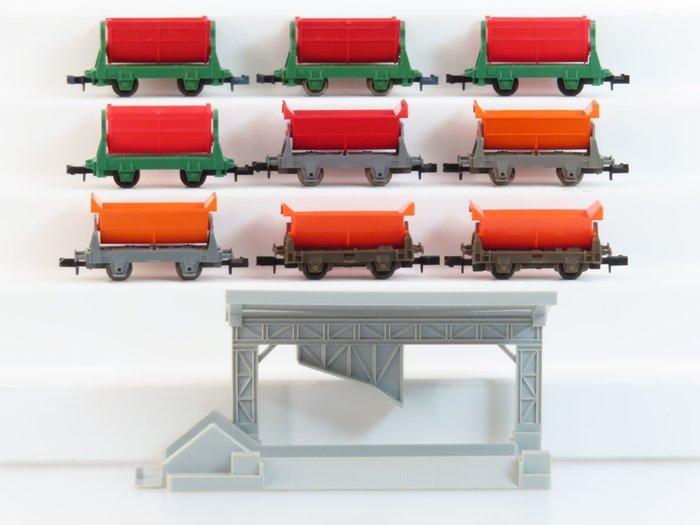 Minitrix, Arnold N - o.a. 3260 - Modeltrein goederenwagonset, Hobby en Vrije tijd, Modeltreinen | N-Spoor