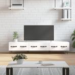 Wit Tv-meubel 150cm - OP=OP - Laagste Prijs Garantie!, Huis en Inrichting, 150 tot 200 cm, Nieuw, Ophalen of Verzenden, Minder dan 100 cm