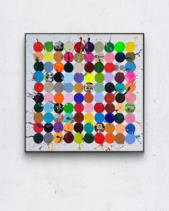 Dr Drip - Damien Drips n° 563, Antiek en Kunst, Kunst | Schilderijen | Modern