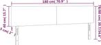 vidaXL - Hoofdborden - 2 - st - 90x5x78/88 - cm - fluweel -, Huis en Inrichting, Woonaccessoires | Overige, Ophalen of Verzenden