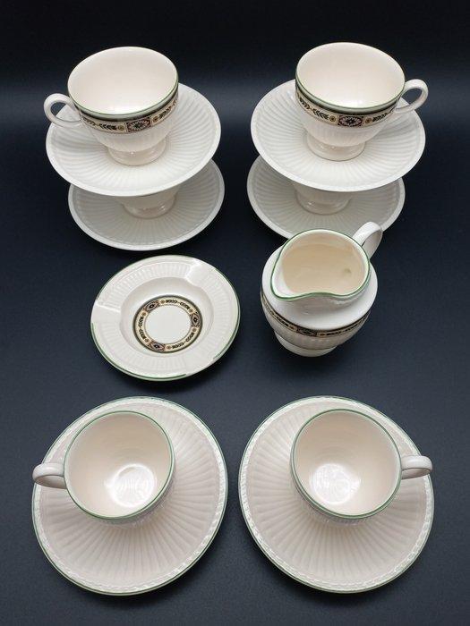 Wedgwood - Kop en schotel (8) - Carlton - Aardewerk, Antiek en Kunst, Antiek | Meubels | Tafels