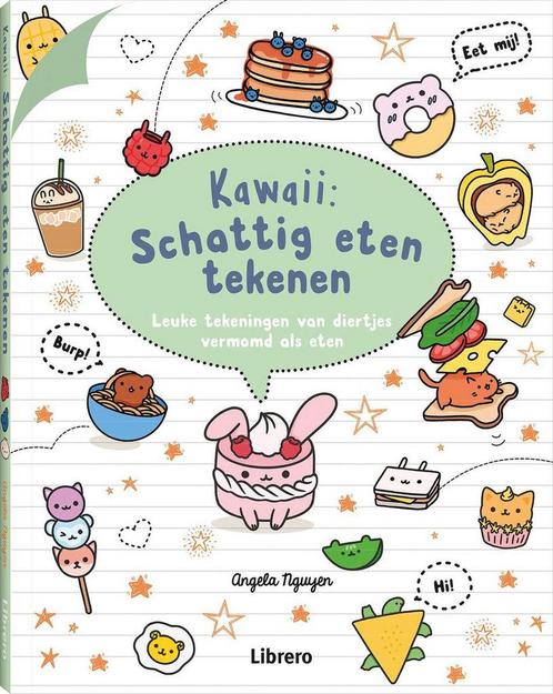 Kawaii: schattig eten tekenen 9789463593564 Angela Nguyen, Boeken, Hobby en Vrije tijd, Zo goed als nieuw, Verzenden