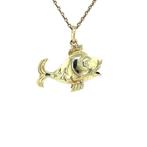 Gouden vintage vis hanger 14 kt, Ophalen of Verzenden, Nieuw