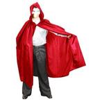 Cape met capuchon rood, Kleding | Dames, Ophalen of Verzenden, Nieuw