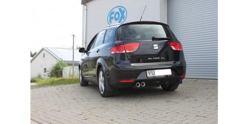 FOX Seat Altea XL 5P - voorwielaandrijving einddemper - 2x80, Auto-onderdelen, Uitlaatsystemen, Nieuw, Verzenden