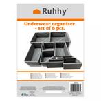 Ruhhy Organizer Set van 6 – Voor Ondergoed – Lade Indeli, Ophalen of Verzenden, Nieuw