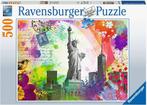 New York Postcard Puzzel (500 stukjes) | Ravensburger -, Nieuw, Verzenden